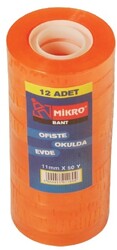 Mikro - Mikro Bant 11 mm x 50 m 12'li 