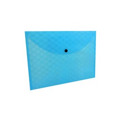 Mondo Çıtçıtlı Zarf Dosya A4 Mavi - Thumbnail