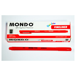 Mondo - Mondo Keçeli Kalem Softliner Rainbow Kırmızı