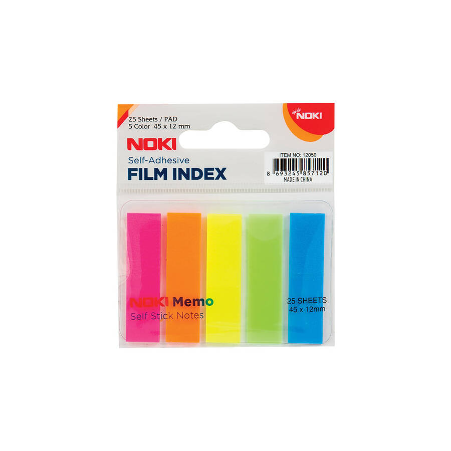 Noki Index Ayraç 5 Renk Film 25 Yaprak