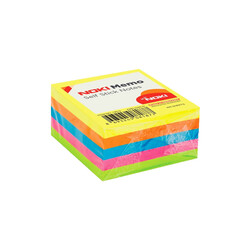 Noki - Noki Yapışkanlı Not Kağıdı 76x76 mm Neon Küp 400 Yaprak