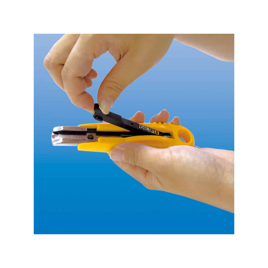 Olfa Maket Bıçağı Emniyetli Otomatik Kapama Sistemli Sk-4