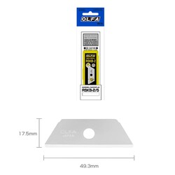 Olfa - Olfa Maket Bıçağı Yedeği Emniyetli 50mm x 17.5mm Rskb-2/5