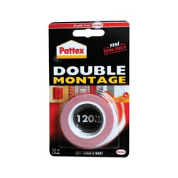 Pattex - Pattex Double Montaj Bandı 19 mm x 1.5 m 