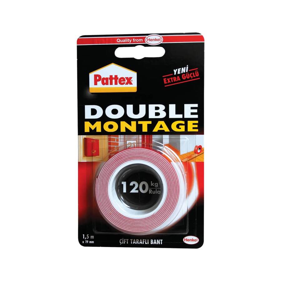 Pattex Double Montaj Bandı 19 mm x 1.5 m 