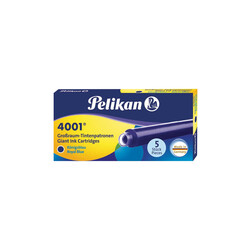 Pelikan - Pelikan Dolma Kalem Kartuşu 4001 Dev 5'li Mavi