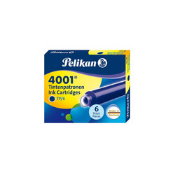 Pelikan - Pelikan Dolma Kalem Kartuşu 4001 Küçük 6'lı Mavi