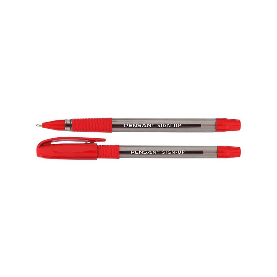 Pensan Tükenmez Kalem Sign Up 1 mm Kırmızı