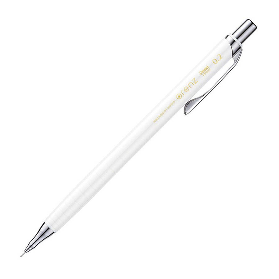 Pentel Versatil Kalem 0.2 mm Uç Korumalı Orenz Beyaz