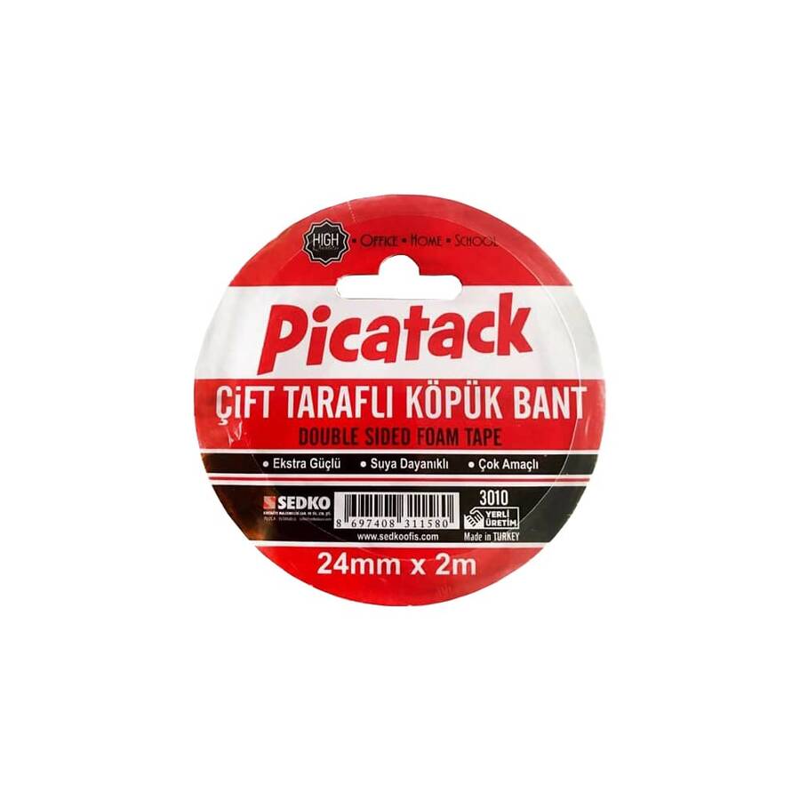 Picador Çift Taraflı Bant Köpük 24x2 Kq012 Picatack