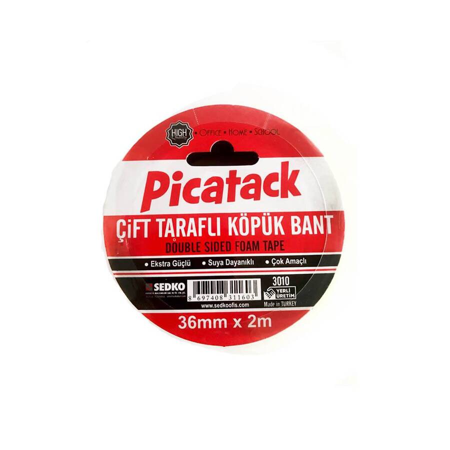 Picador Çift Taraflı Bant Köpük 36x2 Kq013 Picatack