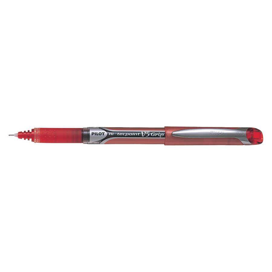 Pilot V5 Grip Hi-Tecpoint İğne Uçlu Roller Kırmızı