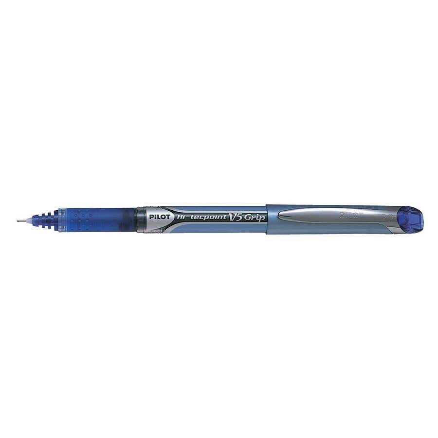 Pilot V5 Grip Hi-Tecpoint İğne Uçlu Roller Mavi