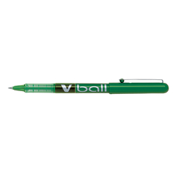 Pilot V-Ball Roller Kalem Yuvarlak Uç 0.5 mm Yeşil - Thumbnail