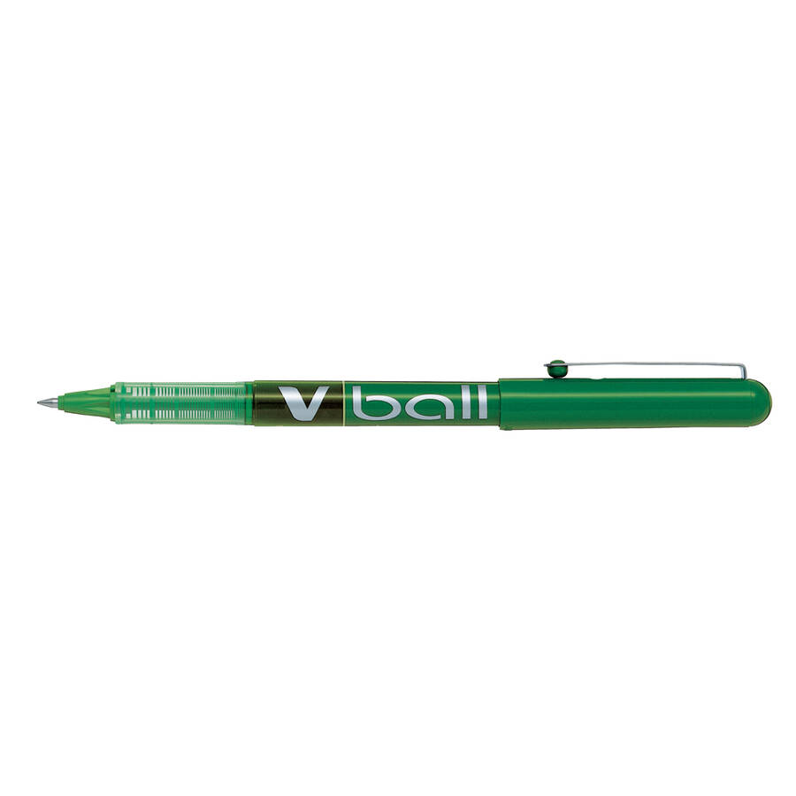 Pilot V-Ball Roller Kalem Yuvarlak Uç 0.5 mm Yeşil