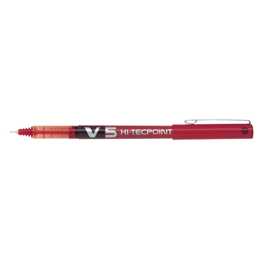 Pilot V5 İğne Uçlu Roller Kalem Kırmızı BX V5 R