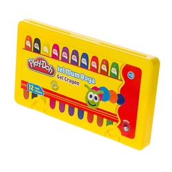 Play-Doh - Playdoh Crayon Jel Mum Boya 12'li