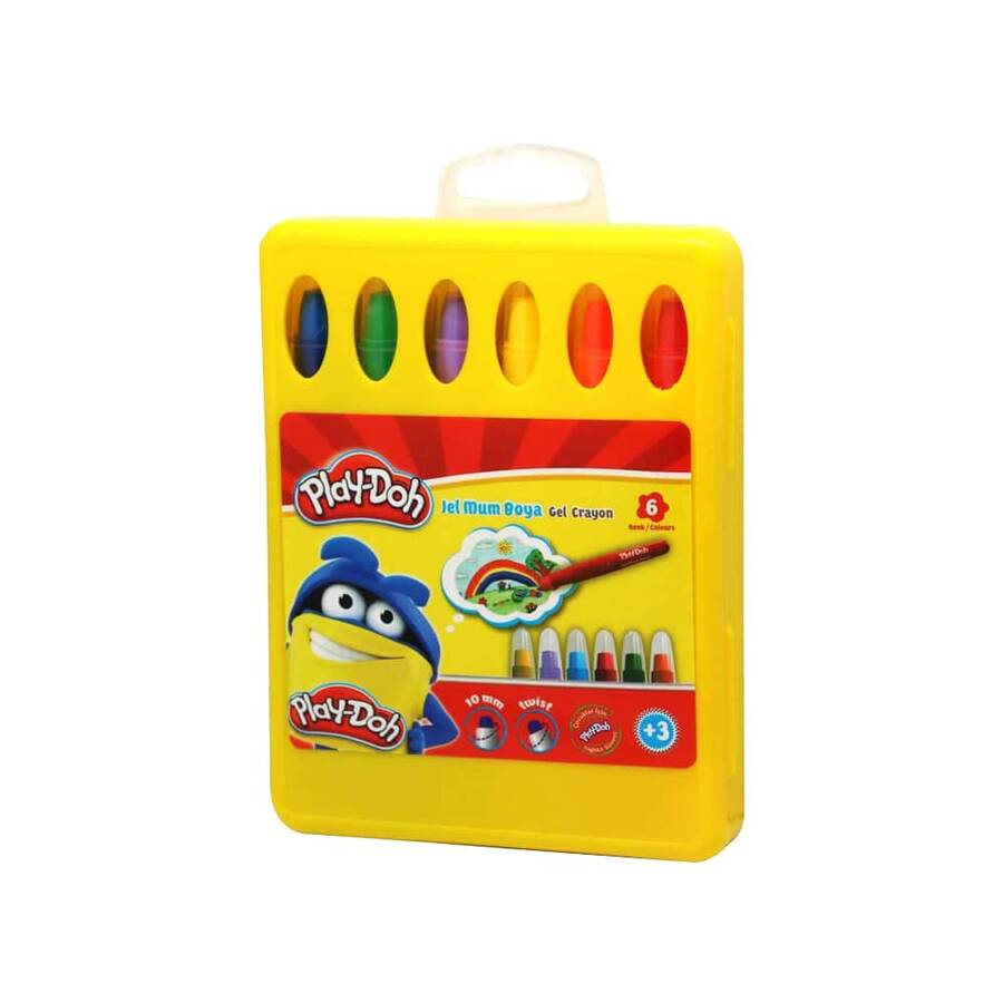 Playdoh Jel Crayon 6 Renk Pp Box