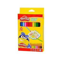 Play-Doh - Playdoh Kuru Boya Jumbo Üçgen 24 Renk