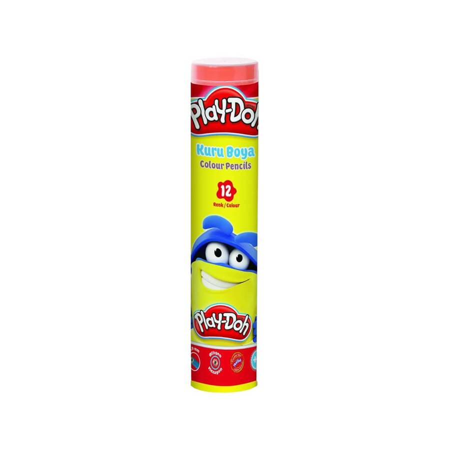 Playdoh Kuru Boya Teneke Tüpte 12 Renk