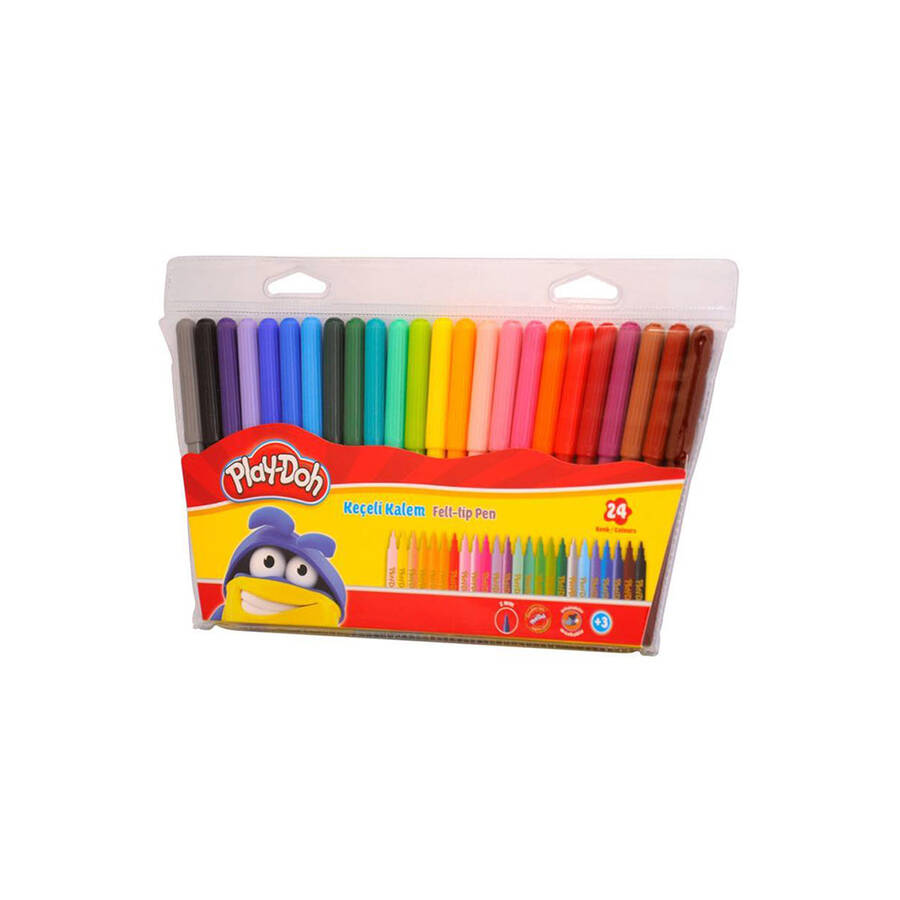 Playdoh Keçeli Boya Kalemi 24'lü
