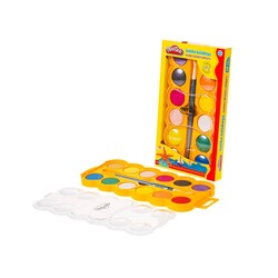 Play-Doh - Playdoh Sulu Boya Tablet Jumbo 30 mm x 12'li