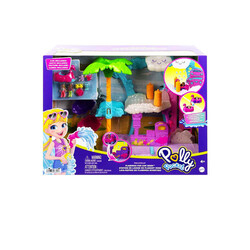 Polly Pocket - Polly Pocket Flamingo Araba Su Eğlencesi Seti