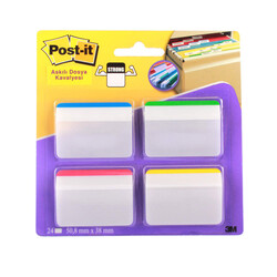 Post-it - Post-it 686-A1 Sert Index 4 Renk x 6 Adet