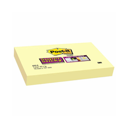 Post-it - Post-it Super Sticky Yapışkanlı Not Kağıdı 76x127mm 90 Yaprak Sarı