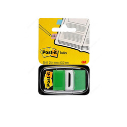 Post-it - Post-it Yapışkanlı Ayraç İndex 50 Yaprak 25,4x43,18 mm Yeşil