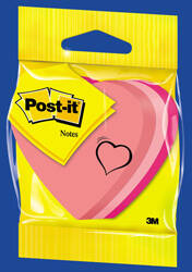 Post-it Yapışkanlı Not Kağıd Kalp Şeklinde 225 Yaprak