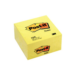 Post-it Yapışkanlı Not Kağıdı 76 x 76 Küp 450 Yaprak Sarı - Thumbnail