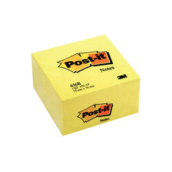 Post-it - Post-it Yapışkanlı Not Kağıdı 76 x 76 Küp 450 Yaprak Sarı