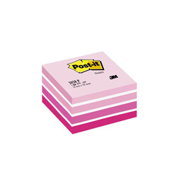 Post-it Yapışkanlı Küp Not Kağıdı 76x76mm 450 Yaprak Pembe Tonları - Thumbnail