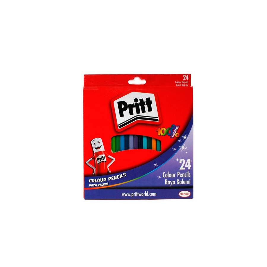 Pritt Kuru Boya Karton Kutu Uzun Boy 24'lü