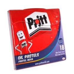 Pritt Çantalı Pastel Boya 18'li - Thumbnail