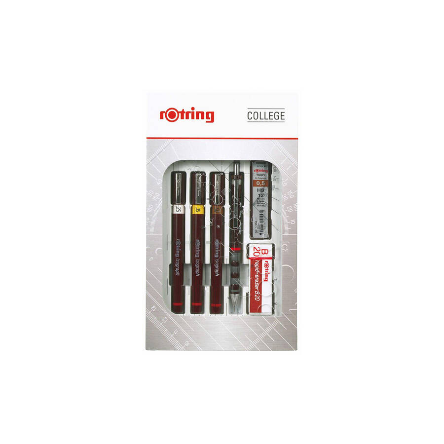 Rotring Rapido Takımı Isograf Kolej Set 3'lü Takım