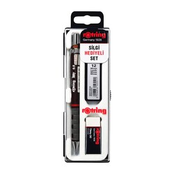 Rotring Tikky Rd 0.5 mm + Min Silgi Hediyeli Bordo - Thumbnail