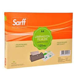 Sarff - Sarff 125 Mic A4 Laminasyon Filmi Parlak