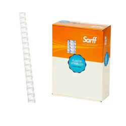 Sarff Plastik Spiral Delux 10 mm 100'lü Beyaz - Thumbnail