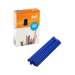 Sarff - Sarff Spiral Plastik Delüx 12 mm Mavi 100'lü