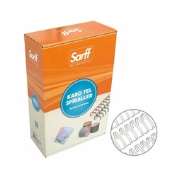 Sarff - Sarff Spiral Tel 5-16 İnç 6.4 mm 100'lü Beyaz