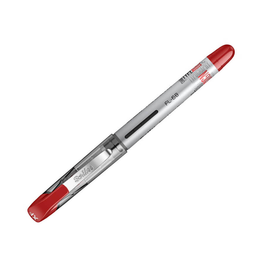 Scrikss Fineliner Pen 0.6 mm Kırmızı