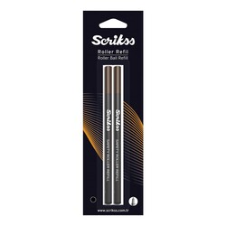 Scrikss - Scrikss Roller Kalem Refili Siyah 0.7 mm 2'li Blisterli