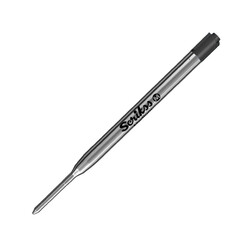 Scrikss - Scrikss Tükenmez Kalem Yedeği Metal Standart Siyah