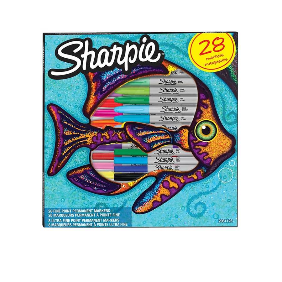 Sharpie Permanent Markör Fine 28'li Balık