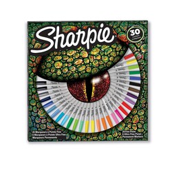 Sharpie Permanent Markör Fine 30'lu Karışık - Thumbnail
