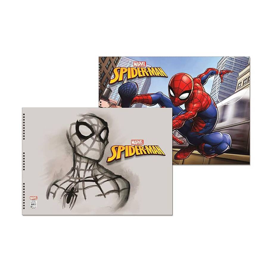 Keskin Color Spiderman 15 Yaprak Spiralli Lüks Resim Defteri