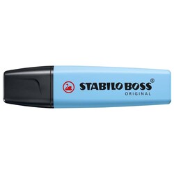 Stabilo - Stabilo Fosforlu Kalem Boss Pastel Esintili Mavi