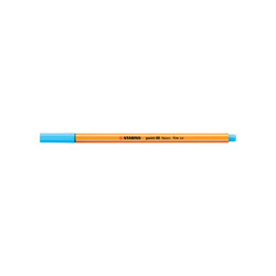 Stabilo Keçeli Kalem Poınt 88 0.4 mm Floresan Mavi - Thumbnail